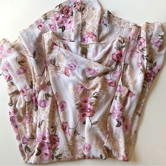 Vintage Y2K Pink Cowl Neck Maxi Dress - Picture 7 of 10